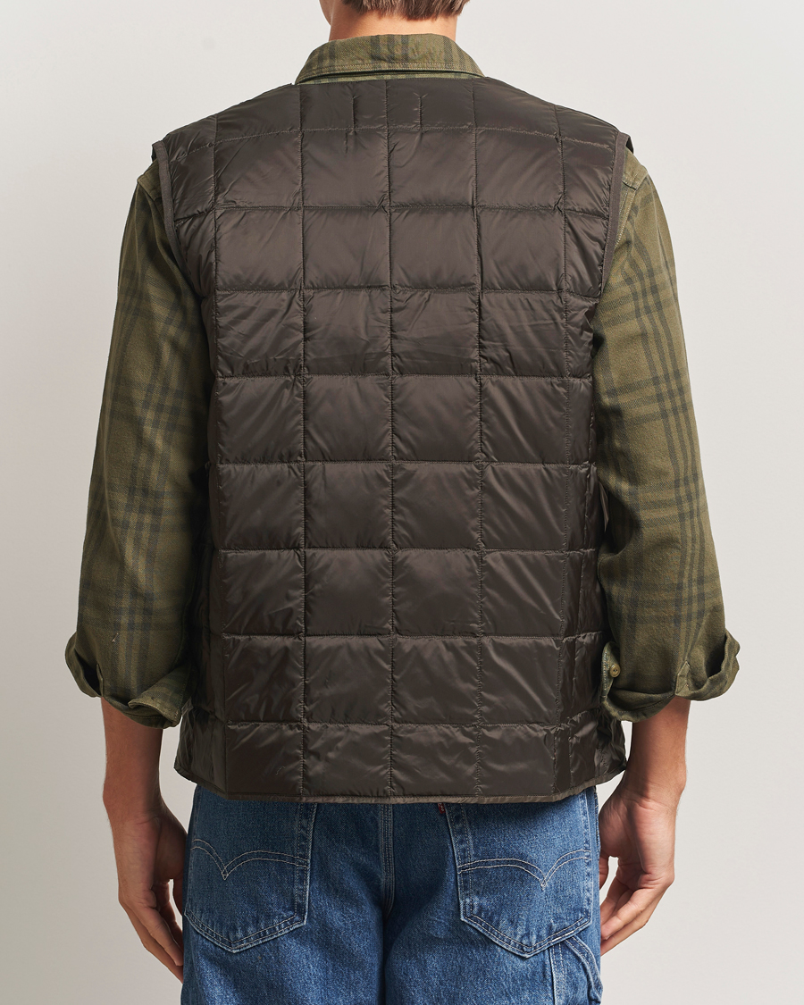 Homme | Gilets | TAION | V-Neck Lightweight Down Vest Dark Choco