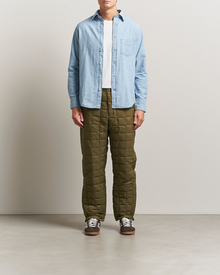 Homme | Pantalons | TAION | Mountain Down Pants Olive