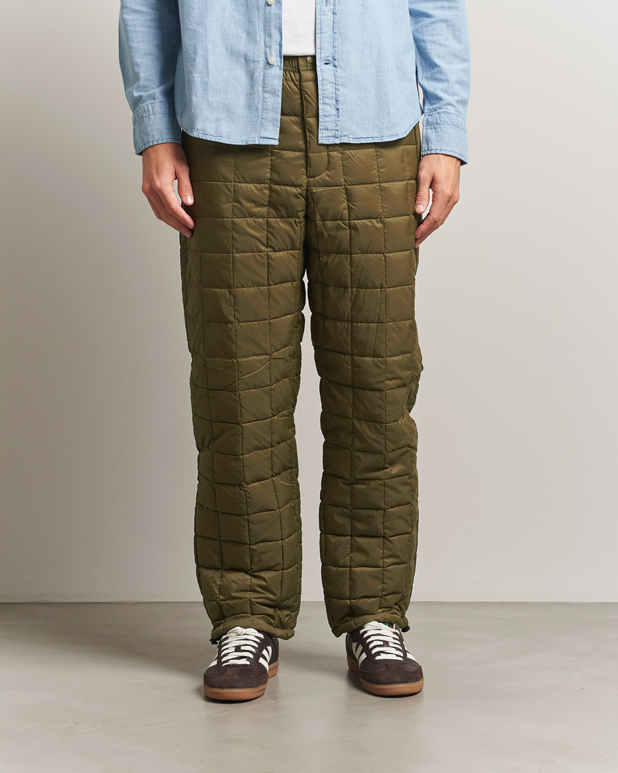 Homme | Pantalons | TAION | Mountain Down Pants Olive