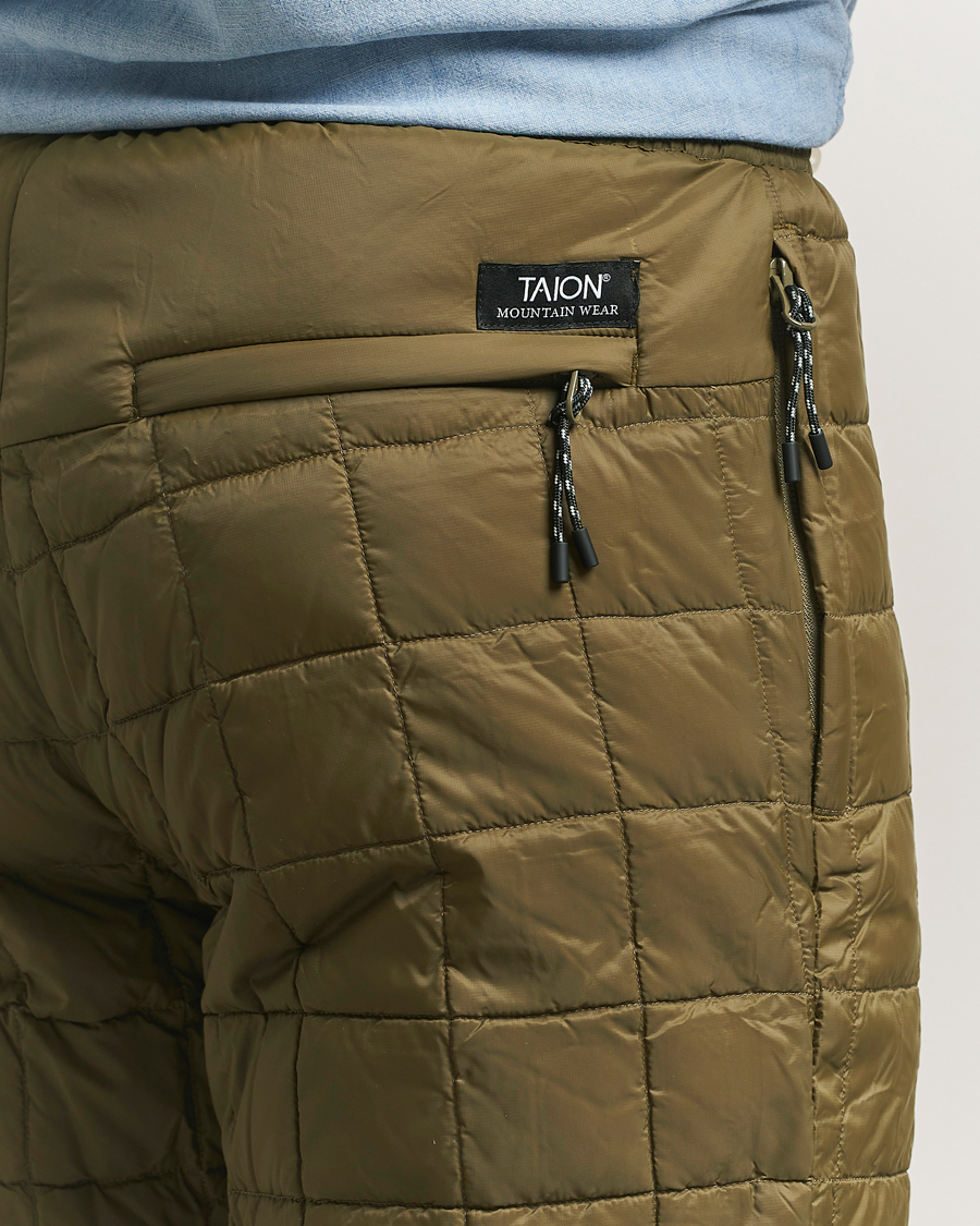 Homme | Pantalons | TAION | Mountain Down Pants Olive