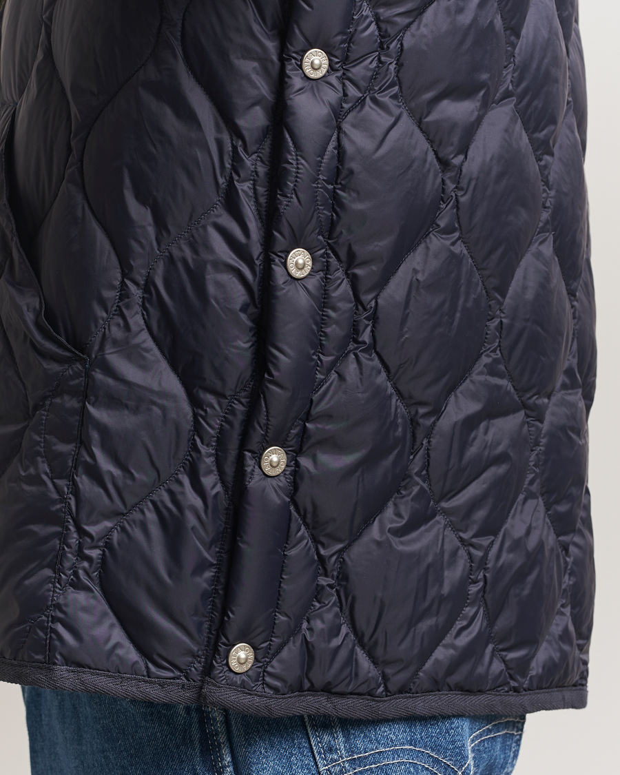 Homme | Gilets | TAION | Military Crew Neck Down Vest Navy