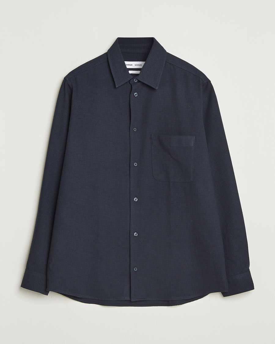 Homme | Chemises | Samsøe Samsøe | Damon Overshirt Salute Navy
