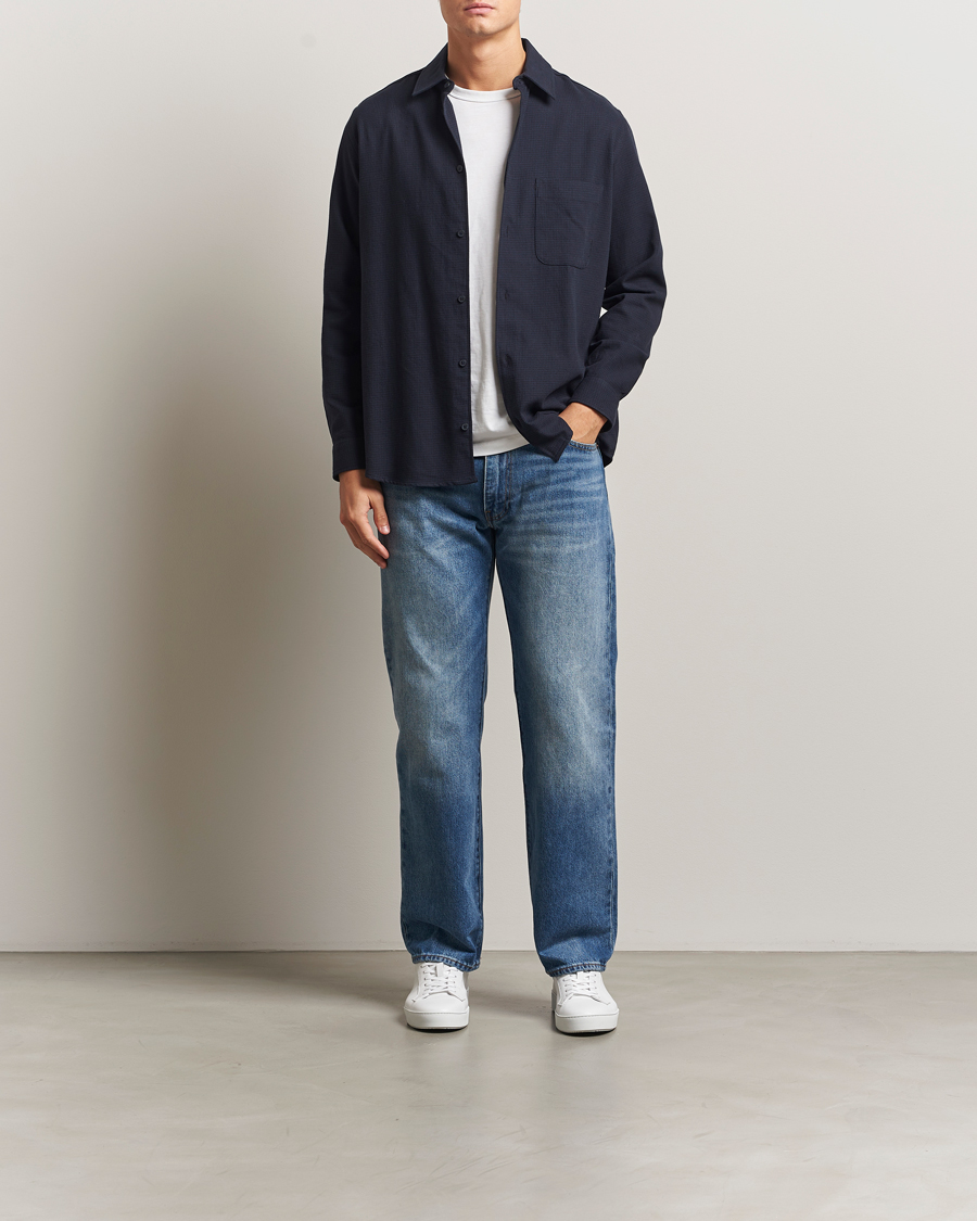 Homme | Chemises | Samsøe Samsøe | Damon Overshirt Salute Navy
