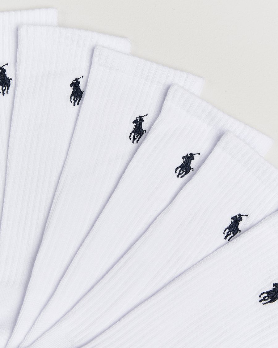Heren | Ondergoed | Polo Ralph Lauren | 6-Pack Cotton Crew Socks White