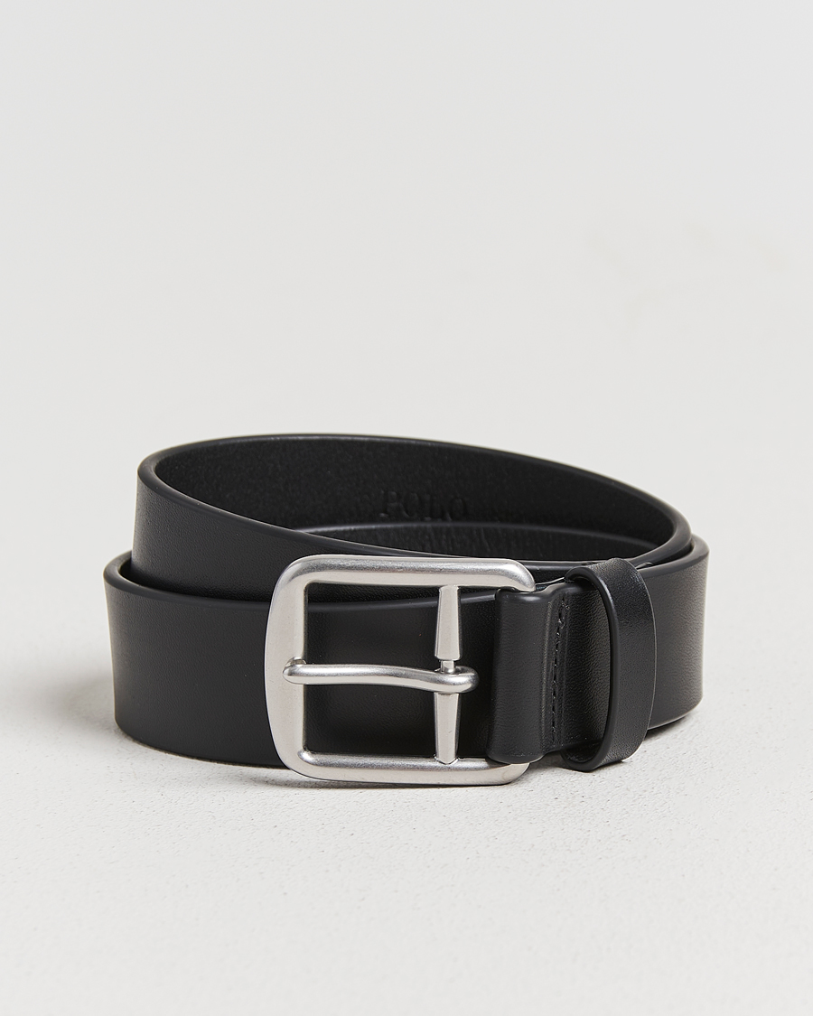 Heren | Riemen | Polo Ralph Lauren | Signature Pony Leather Belt Black