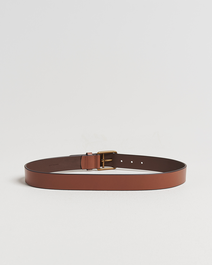 Homme | Ceintures | Polo Ralph Lauren | Signature Pony Leather Belt Saddle