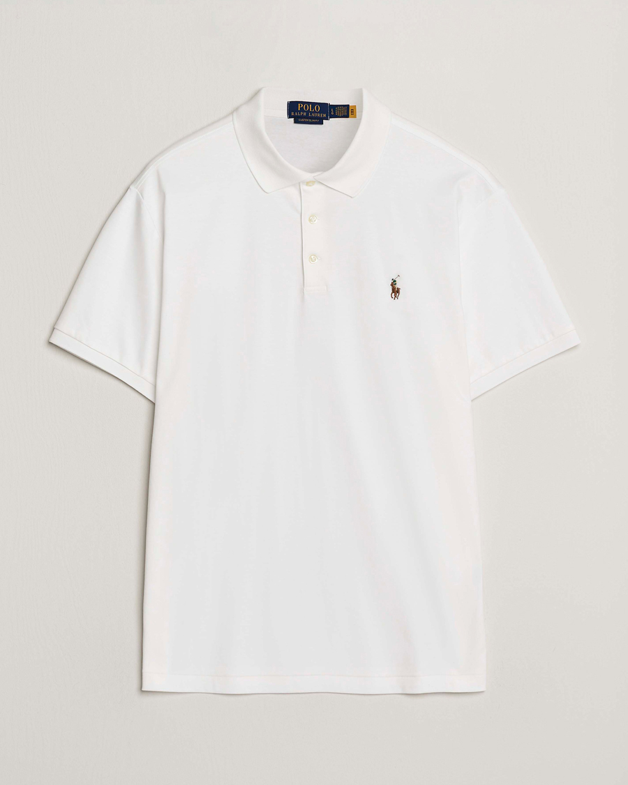 Heren | Polo's | Polo Ralph Lauren | Custom Slim Fit Cotton Polo White