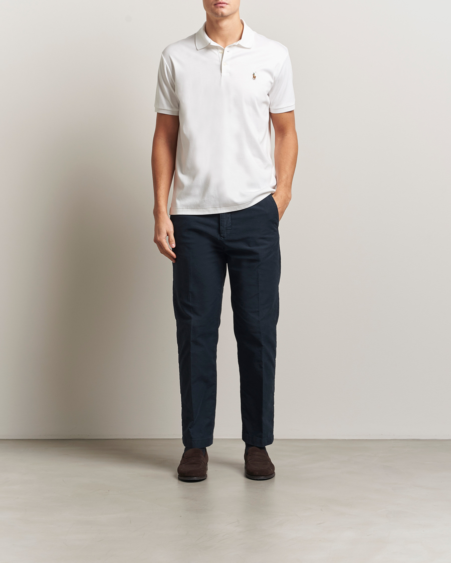 Heren | Polo's | Polo Ralph Lauren | Custom Slim Fit Cotton Polo White