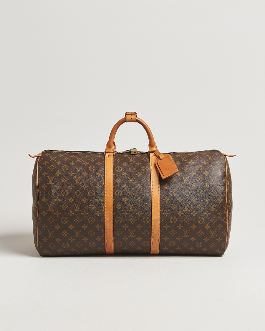 Homme | Pre-Owned & Vintage Bags | Louis Vuitton Pre-Owned | Keepall 55 Monogram