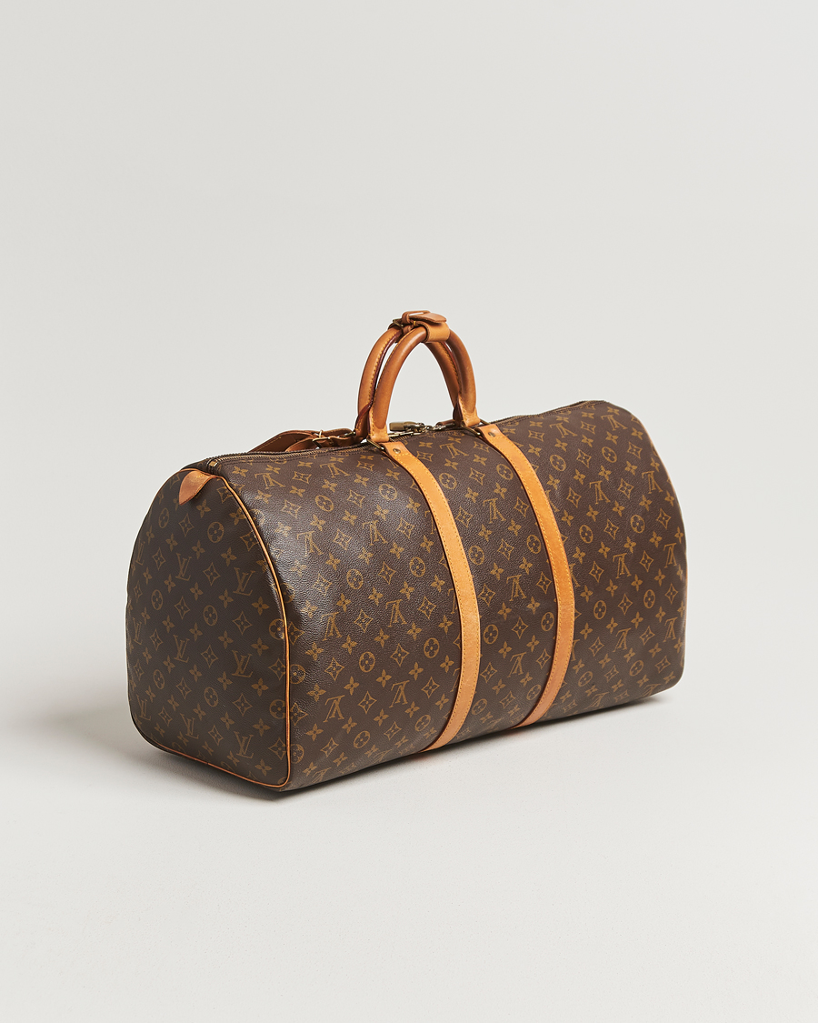 Homme | Pre-Owned & Vintage Bags | Louis Vuitton Pre-Owned | Keepall 55 Monogram