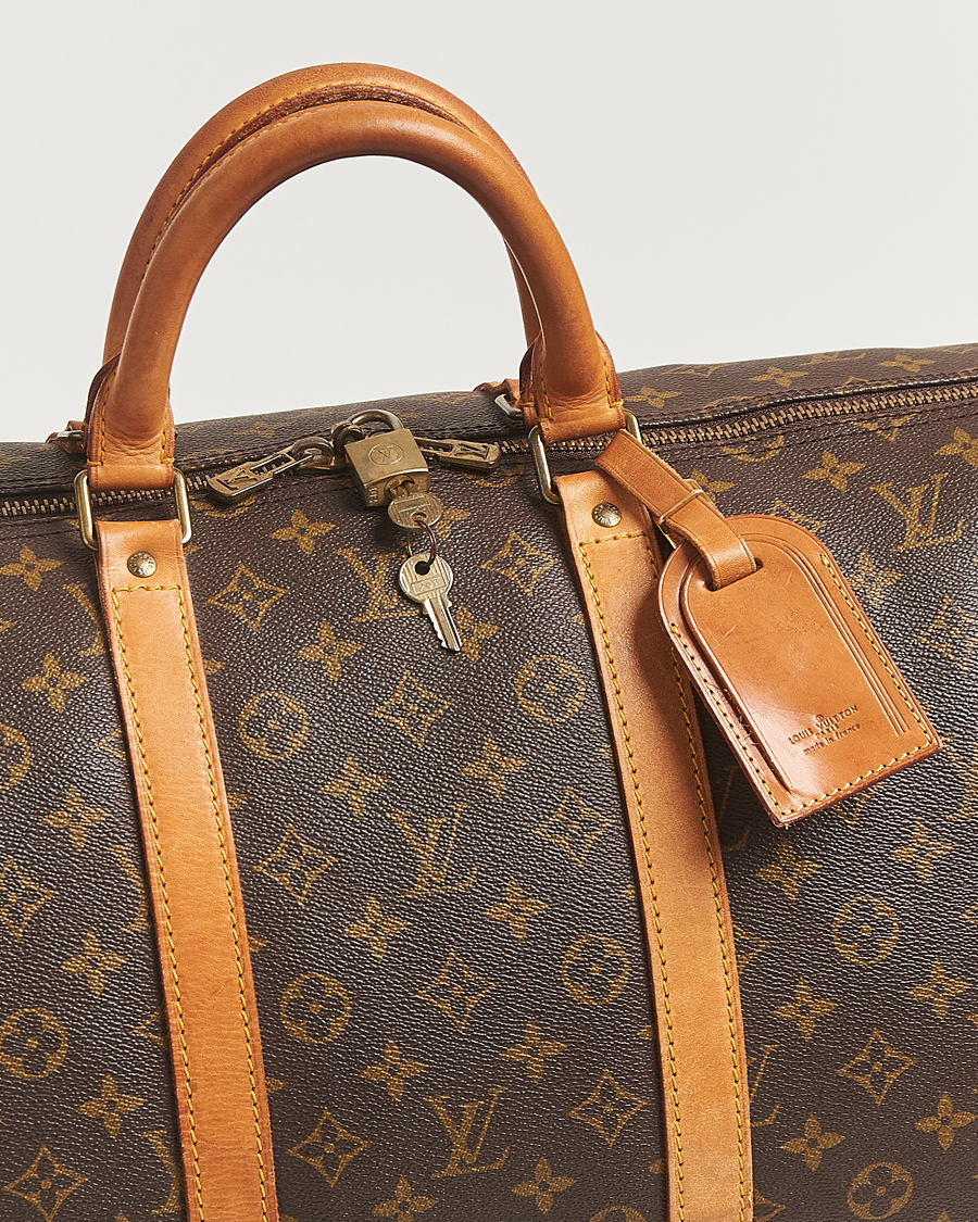 Homme | Pre-Owned & Vintage Bags | Louis Vuitton Pre-Owned | Keepall 55 Monogram