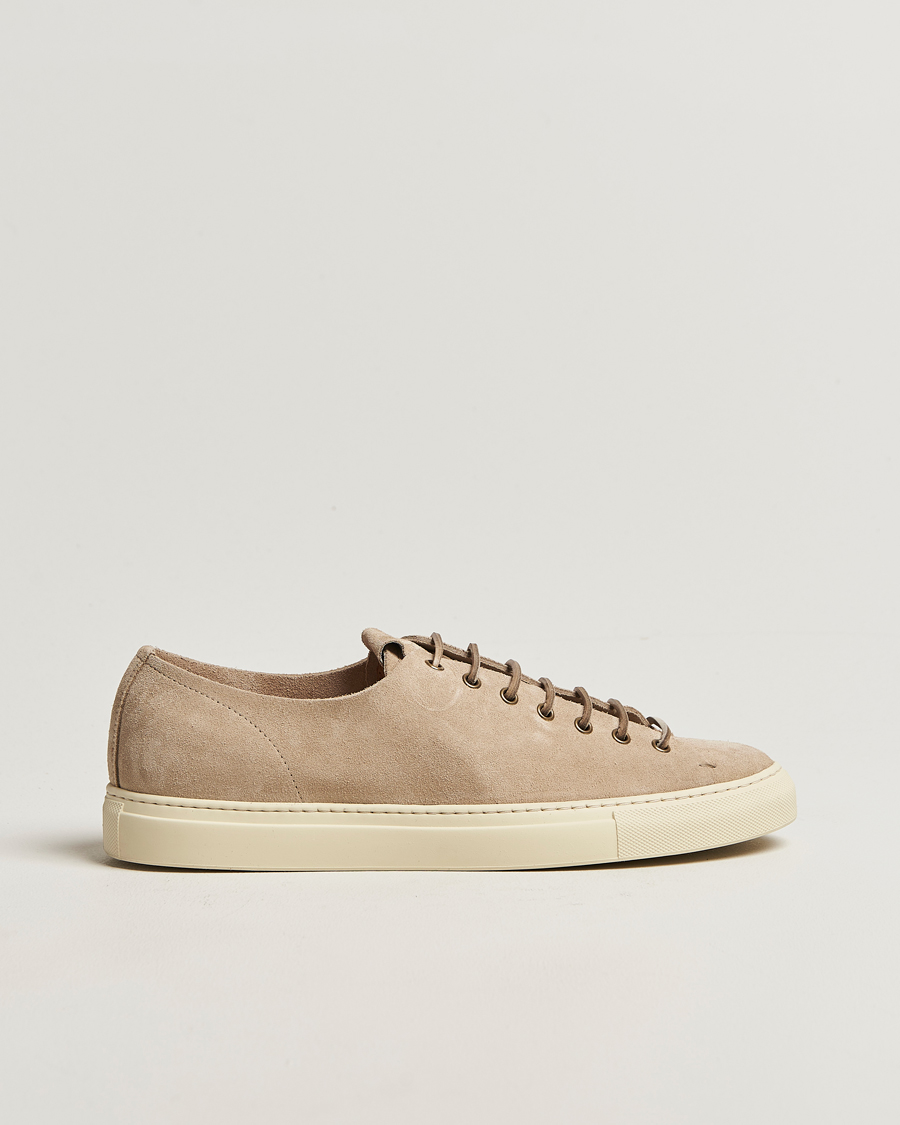 Homme | Baskets | Buttero | Tanino Suede Sneaker Taupe
