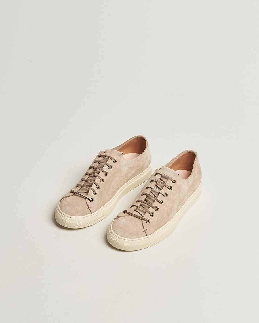 Homme | Baskets | Buttero | Tanino Suede Sneaker Taupe