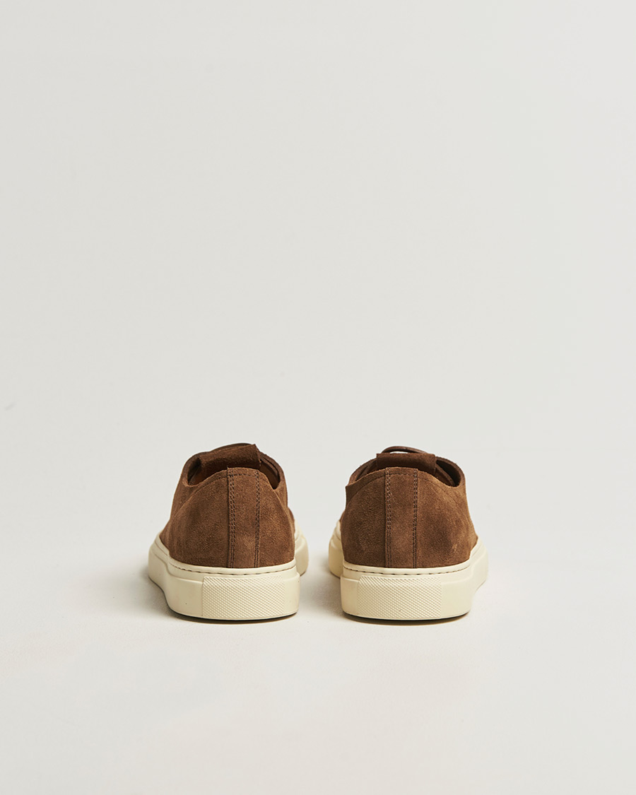 Heren | Sneakers | Buttero | Tanino Suede Sneaker Dark Brown