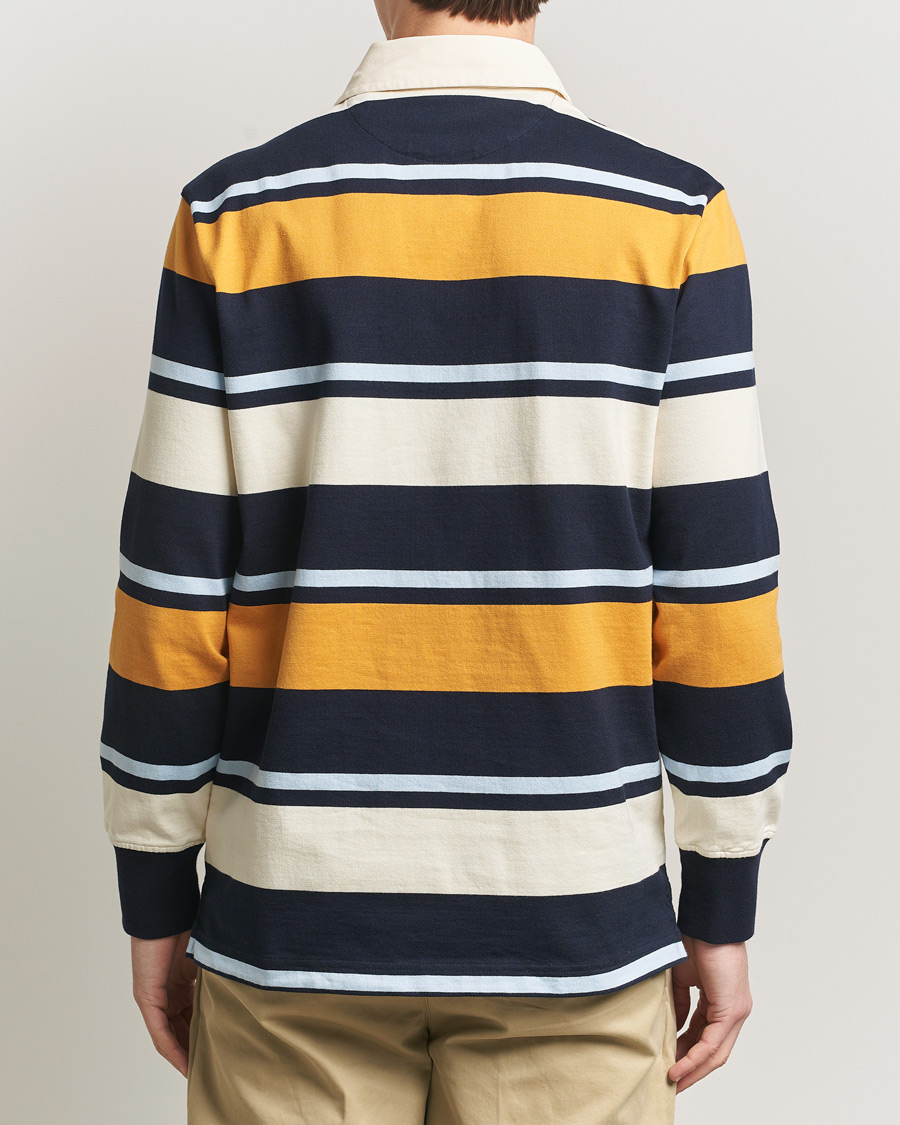 Homme | Pulls Et Tricots | Gant | Striped Heavy Rugger Evening Blue Multi