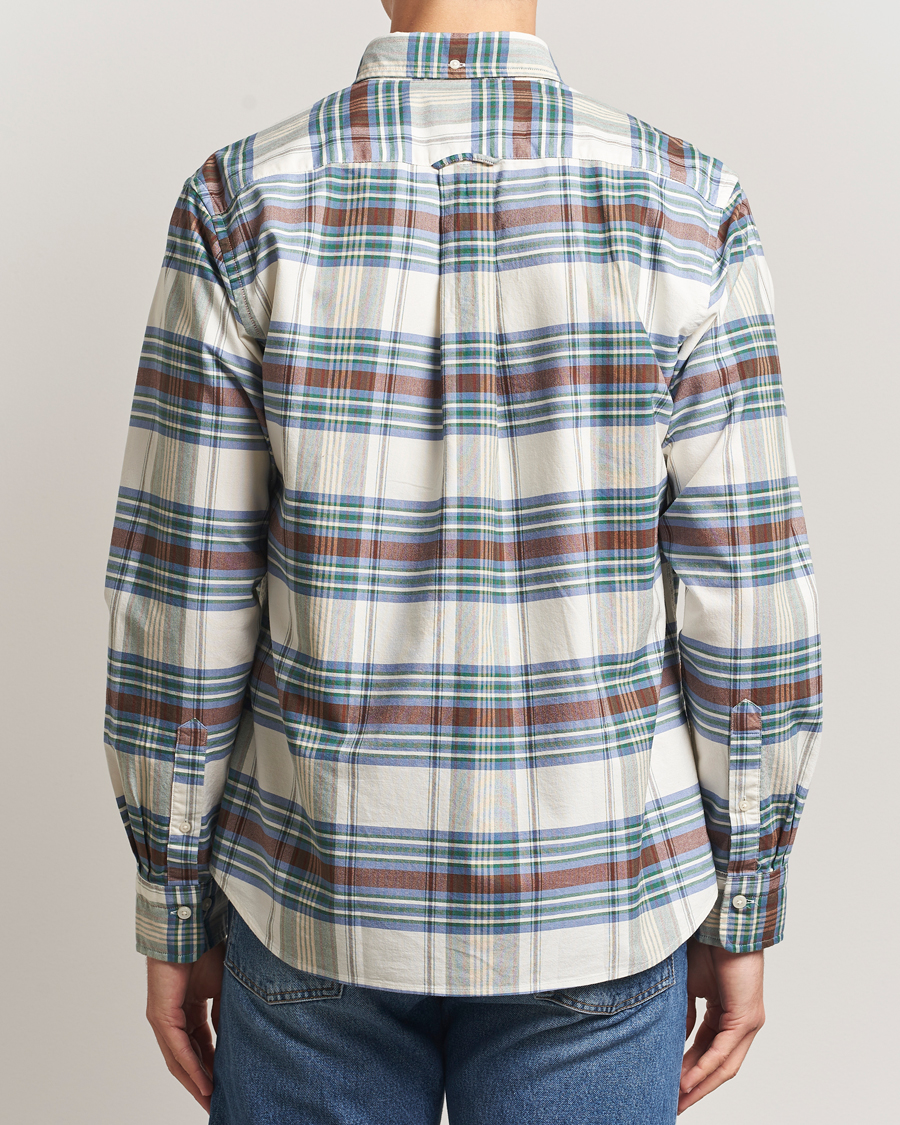 Heren | Overhemden | Gant | Regular Fit Oxford Checked Shirt Woody Green