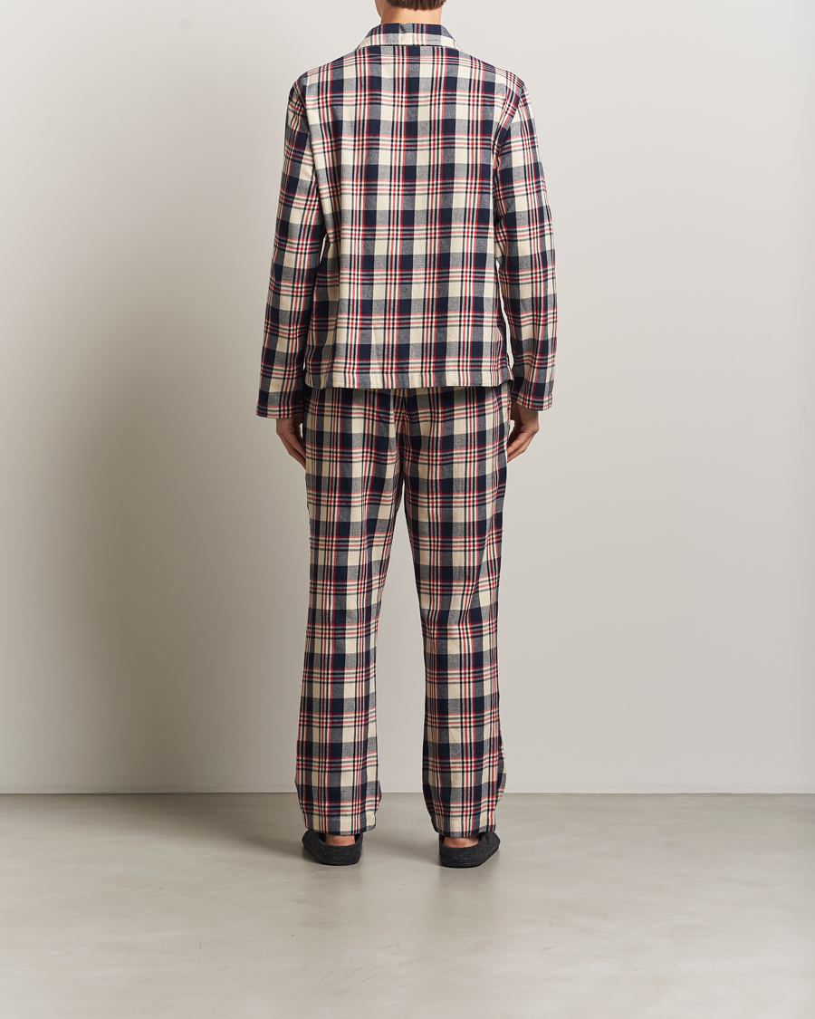 Homme | GANT Flannel Checked Pyjama Set Ruby Red | Gant | Flannel Checked Pyjama Set Ruby Red