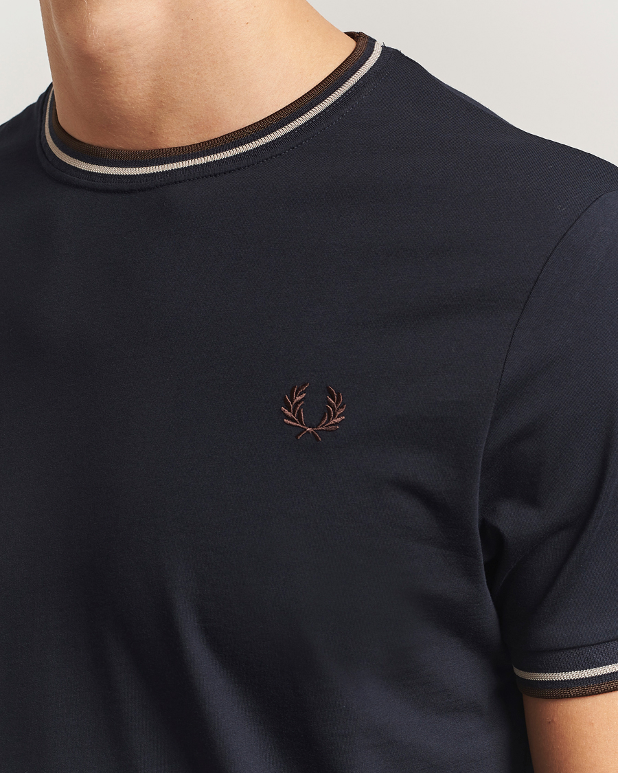 Homme | T-shirts | Fred Perry | Twin Tipped T-Shirt Navy