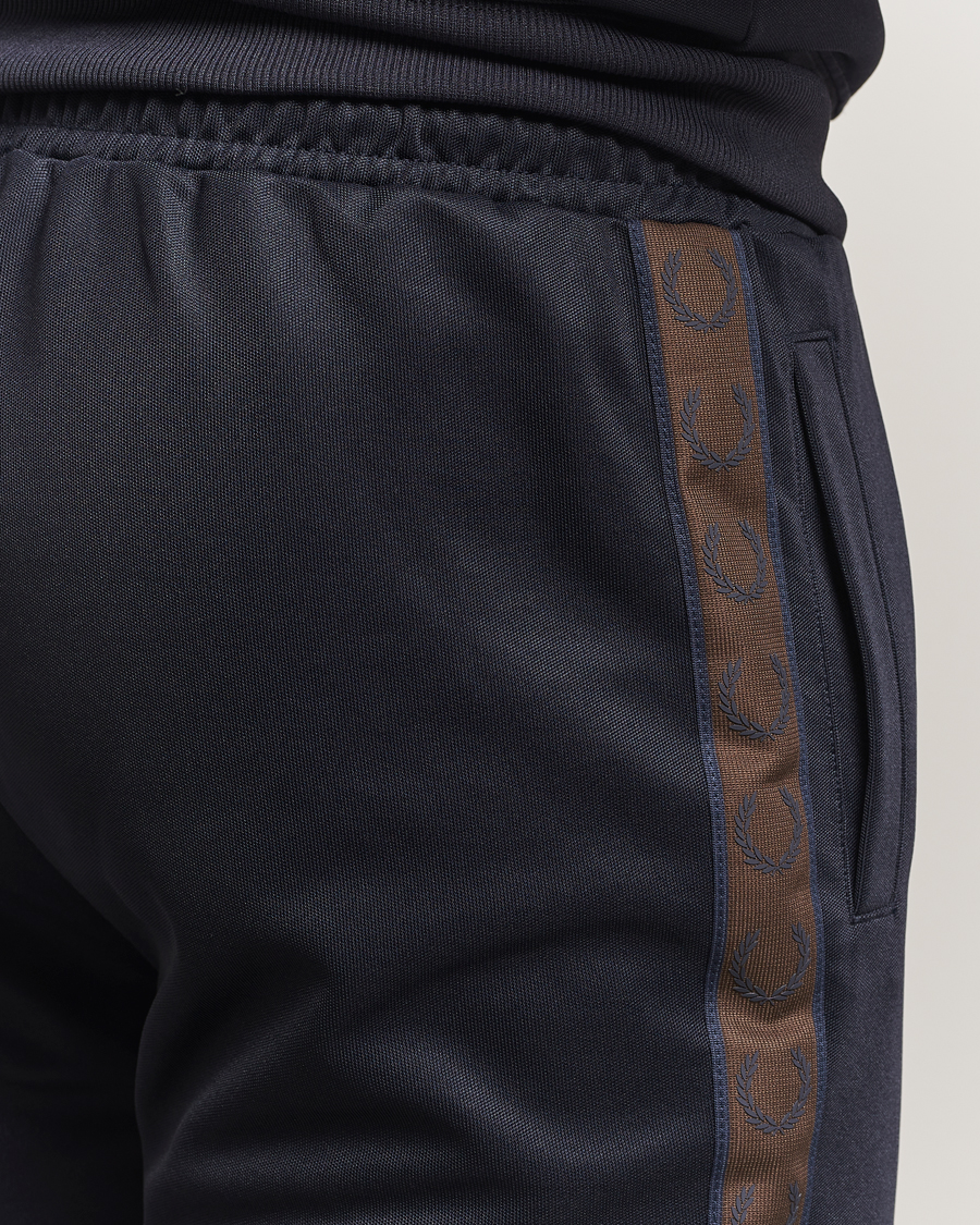 Heren | Broeken | Fred Perry | Taped Track Pants Navy