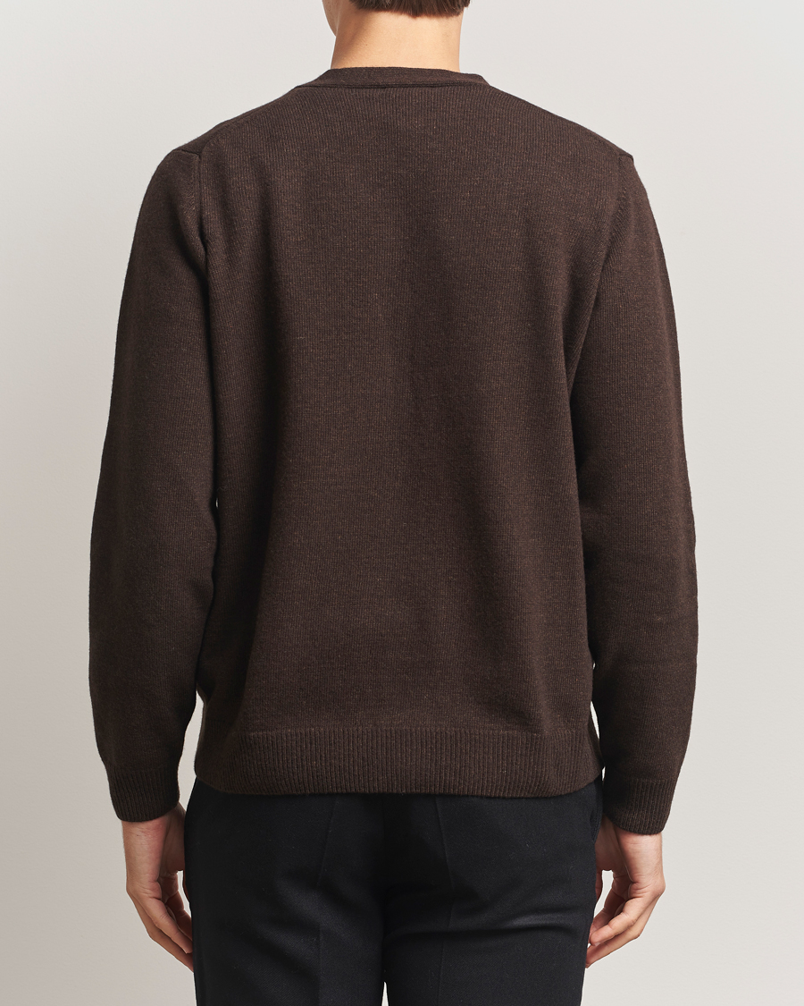 Homme | Pulls Et Tricots | Oscar Jacobson | Eduardo Wool Cardigan Brown