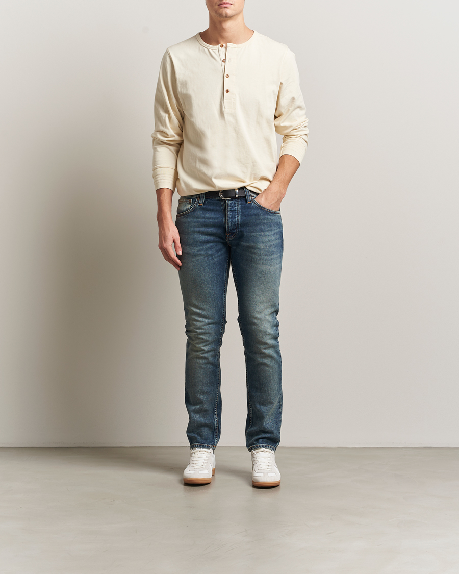 Heren | Jeans | Nudie Jeans | Grim Tim Jeans Muted Ink