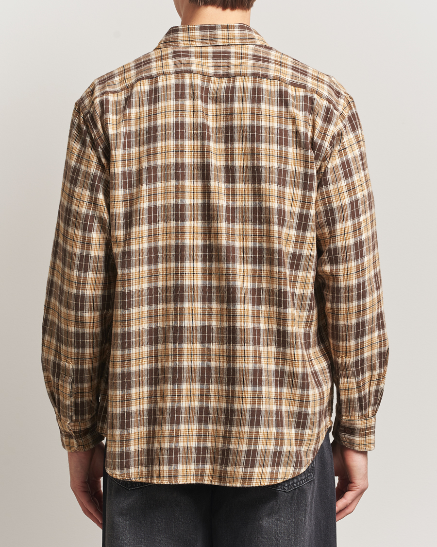 Heren | Overhemden | Nudie Jeans | Julian Checked Worker Shirt Brown