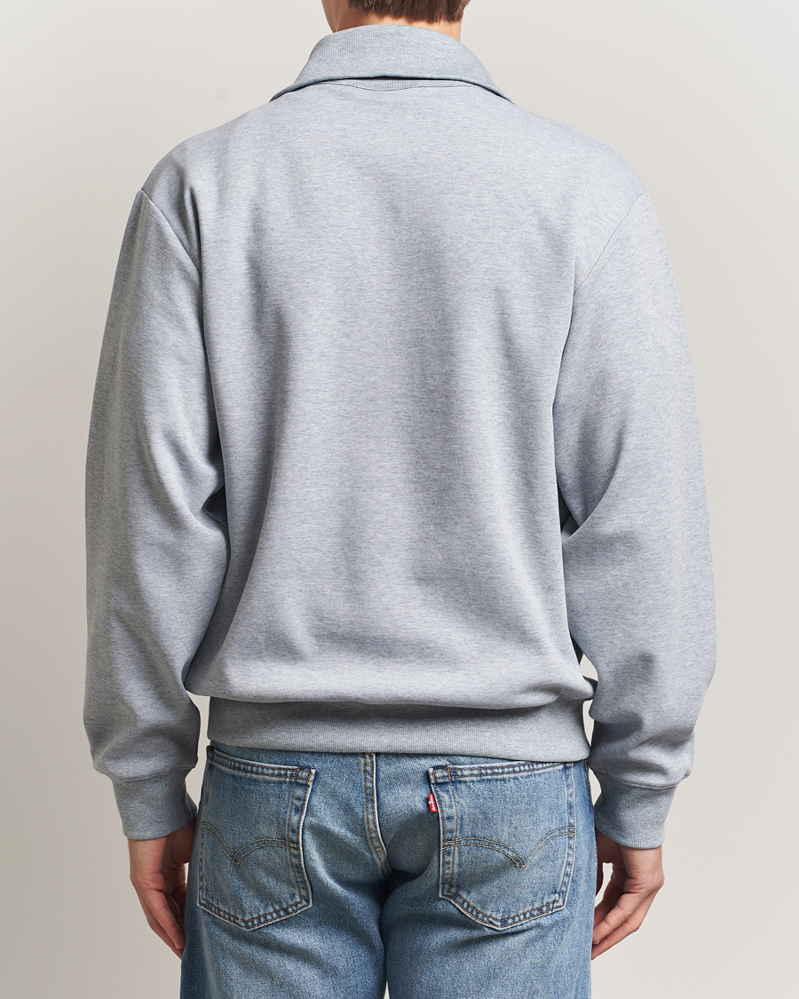 Homme | Pulls Et Tricots | J.Lindeberg | Callan Jersey Half Zip Medium Grey Melange