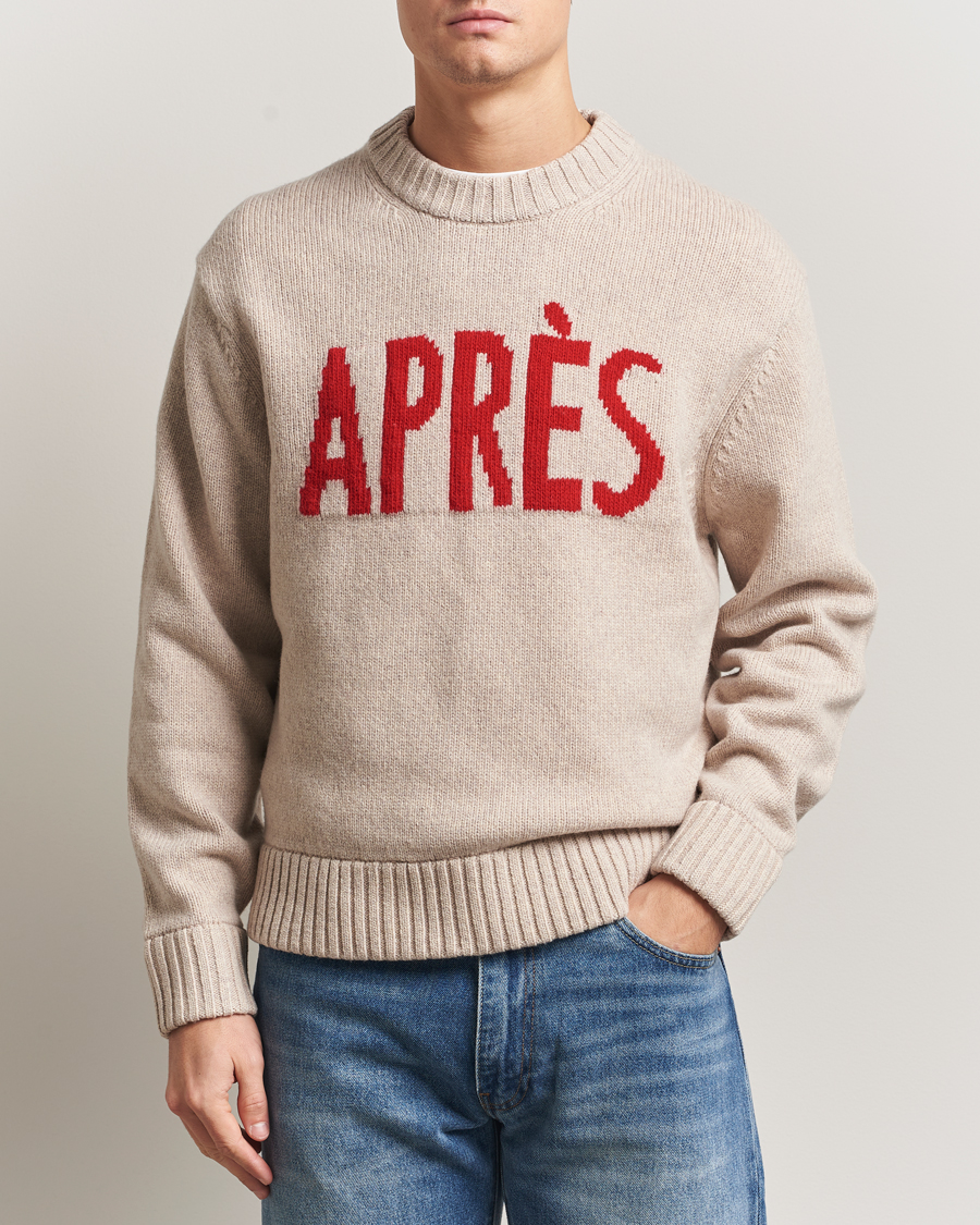 Homme | Pulls Et Tricots | J.Lindeberg | Fabian Graphic Knitted Sweater Moonbeam