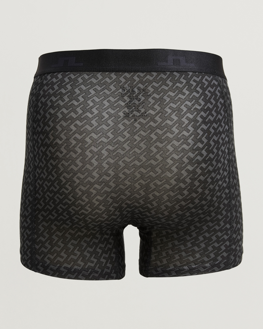 Heren | Ondergoed | J.Lindeberg | Bridge Lyocell Boxer Black Multi