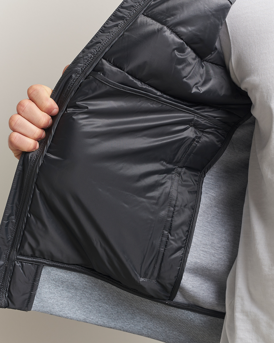 Heren | Truien | J.Lindeberg | Seth Hybrid Hooded Full Zip Medium Grey Melange