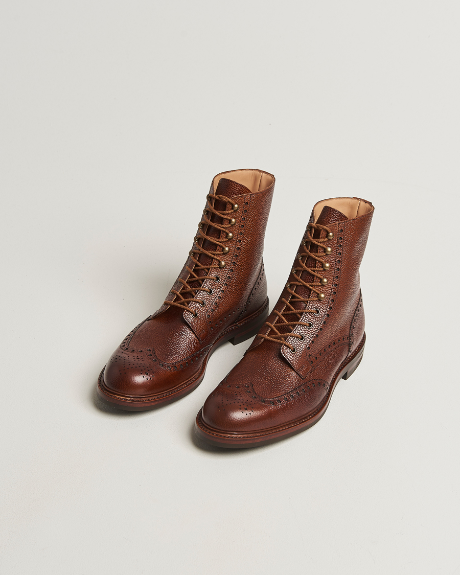 Heren | Laarzen | Crockett & Jones | Islay Boot Tan Scotch Grain Calf