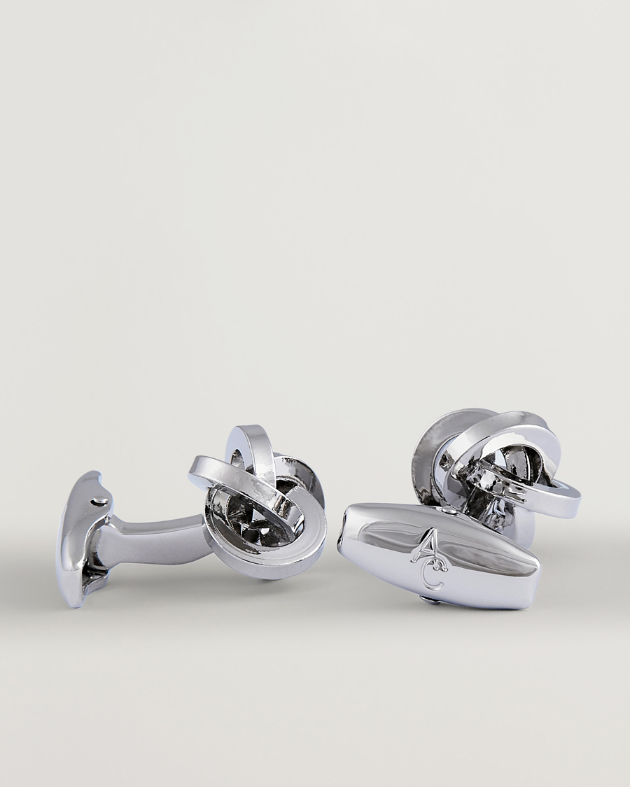 Heren | Manchetknopen | Amanda Christensen | Knot Cufflink Silver