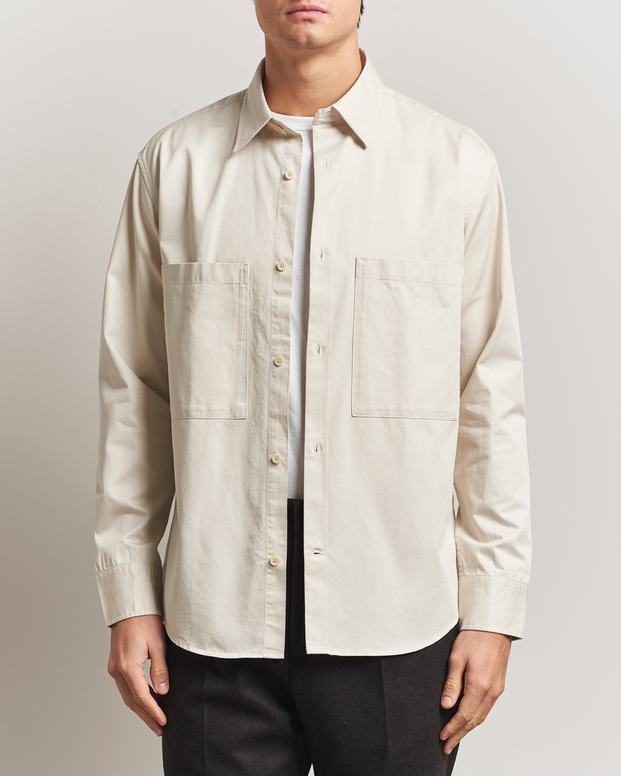 Homme | Chemises | NN07 | Freddy Tencel Workwear Shirt Ivory