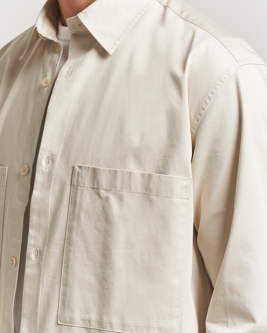 Homme | Chemises | NN07 | Freddy Tencel Workwear Shirt Ivory