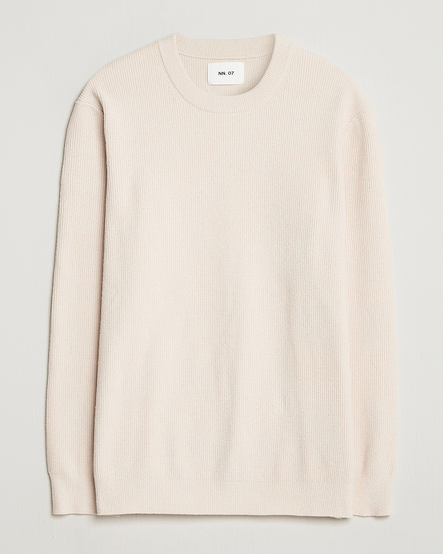 Homme | Pulls Et Tricots | NN07 | Danny Rib Knitted Crew Neck Ivory