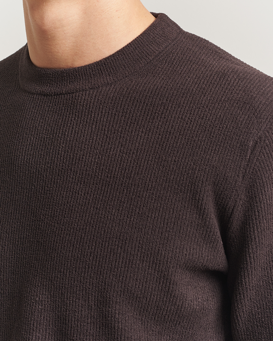 Homme | Pulls Et Tricots | NN07 | Danny Rib Knitted Crew Neck Dusky Port