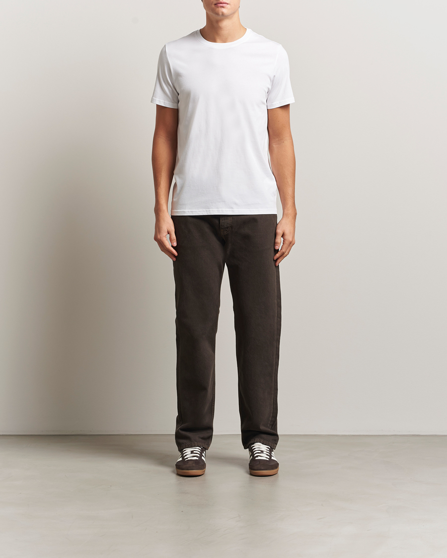 Heren | T-shirts | NN07 | Percy Crew Neck T-Shirt White