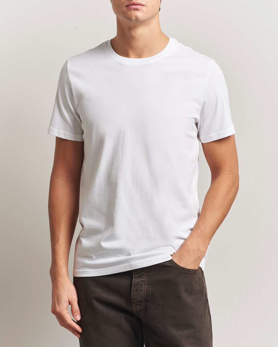 Heren | T-shirts | NN07 | Percy Crew Neck T-Shirt White