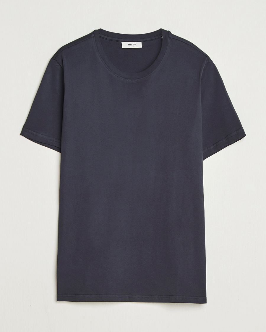 Heren | T-shirts | NN07 | Percy Crew Neck T-Shirt Deep Navy