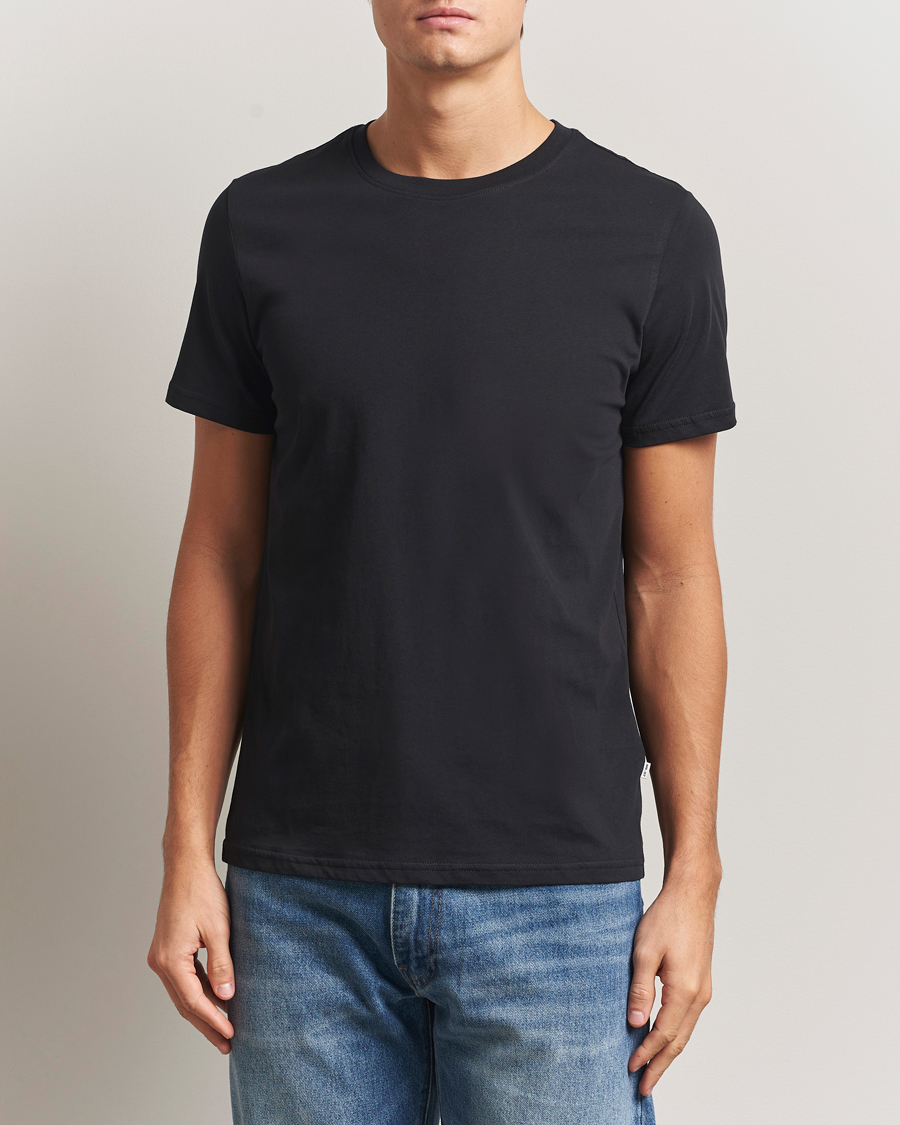 Heren | T-shirts | NN07 | Percy Crew Neck T-Shirt Black