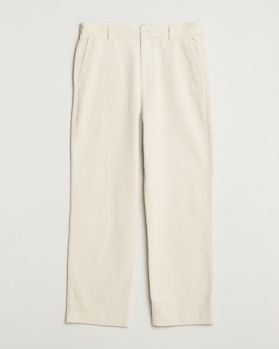 Homme | Pantalons | NN07 | Paw Relaxed Fit Corduroy Trousers Ivory