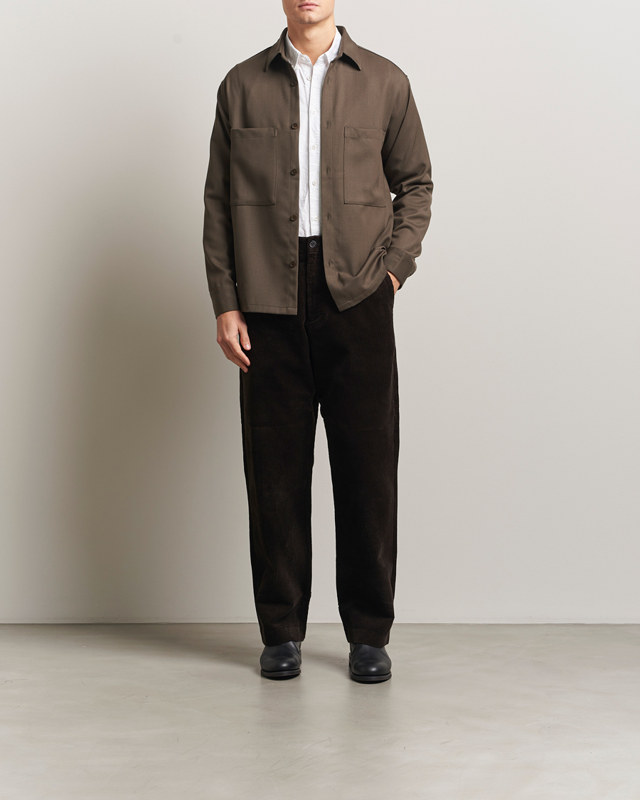 Homme | Pantalons | NN07 | Paw Relaxed Fit Corduroy Trousers Demitasse Brown