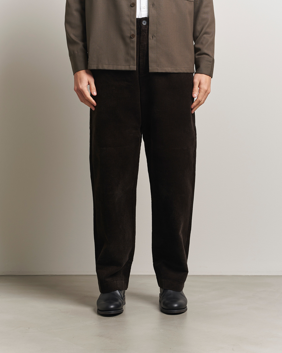 Homme | Pantalons | NN07 | Paw Relaxed Fit Corduroy Trousers Demitasse Brown
