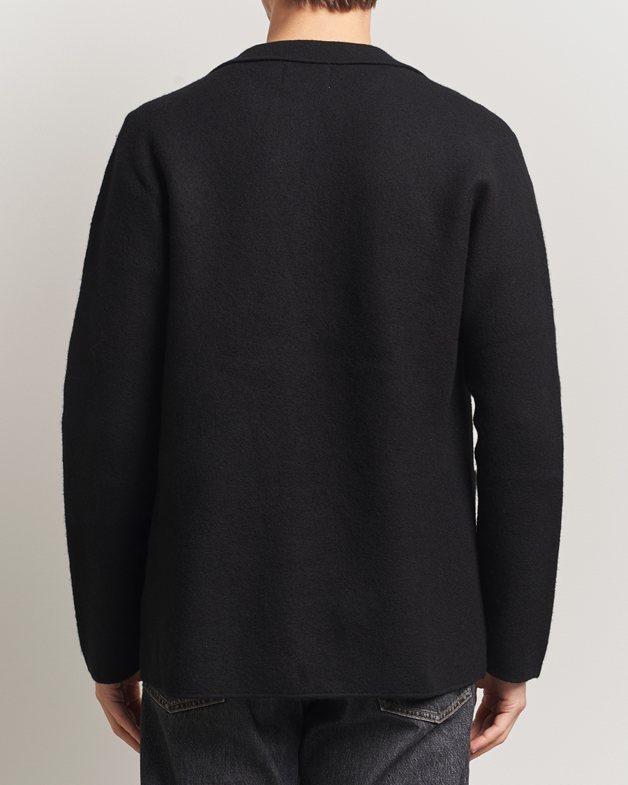 Heren | Blazers | NN07 | Lucas Boiled Wool Blazer Black