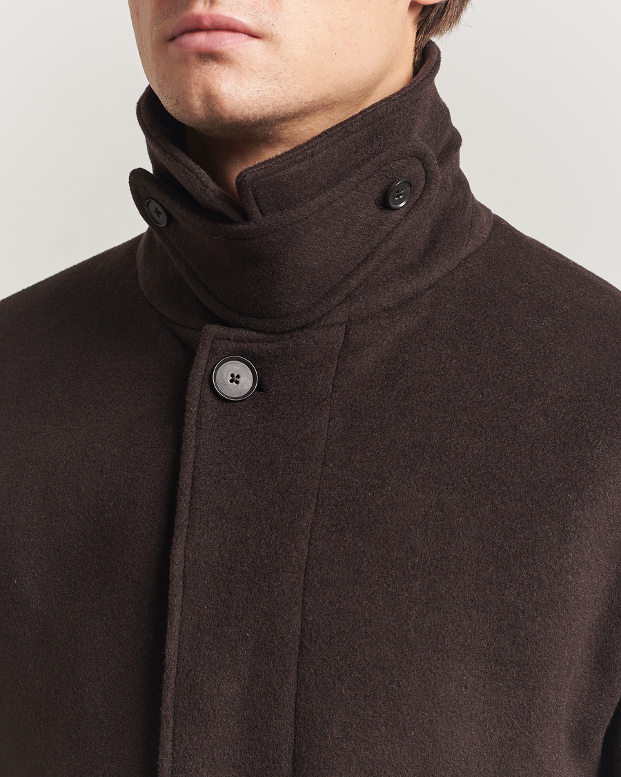 Heren | Jassen | NN07 | Gibson Wool Coat Demitasse Brown