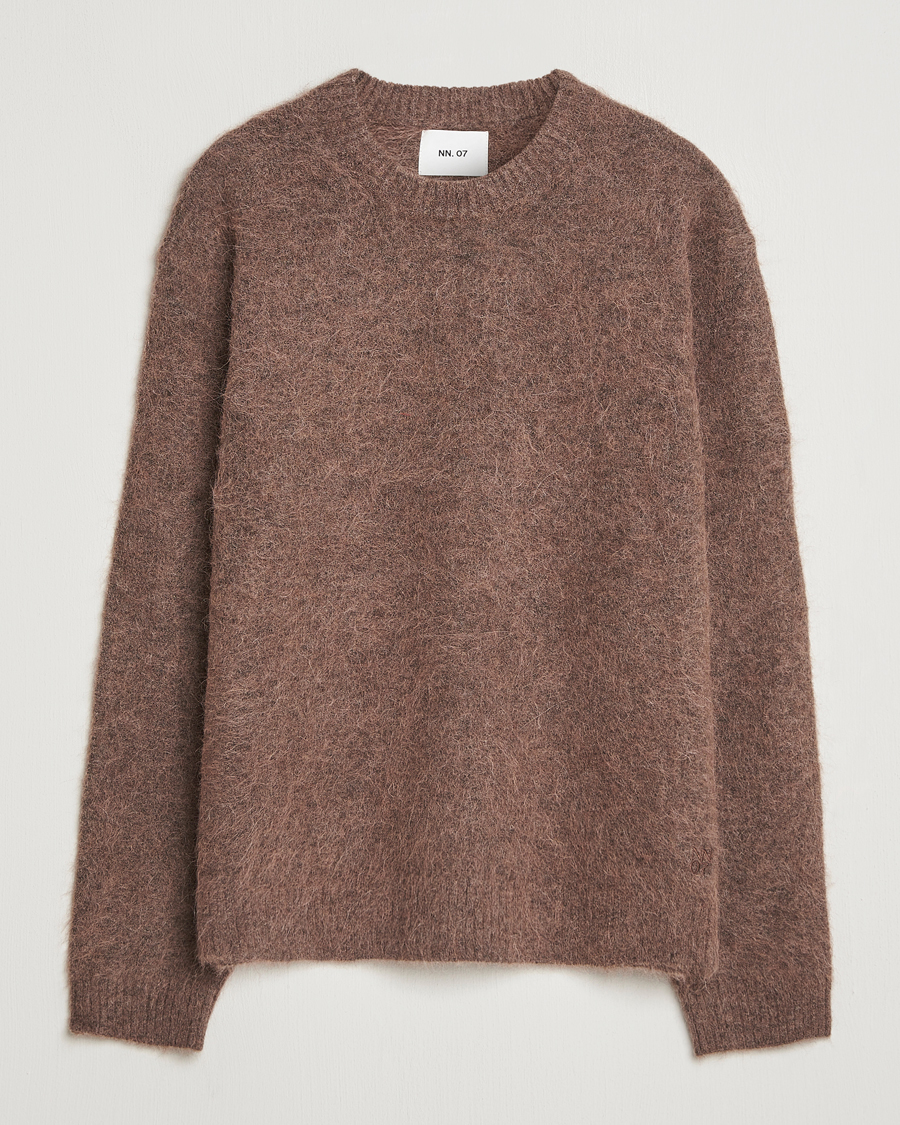 Homme | Pulls Et Tricots | NN07 | Russell Alpaca Knitted Crew Neck Mable Husk