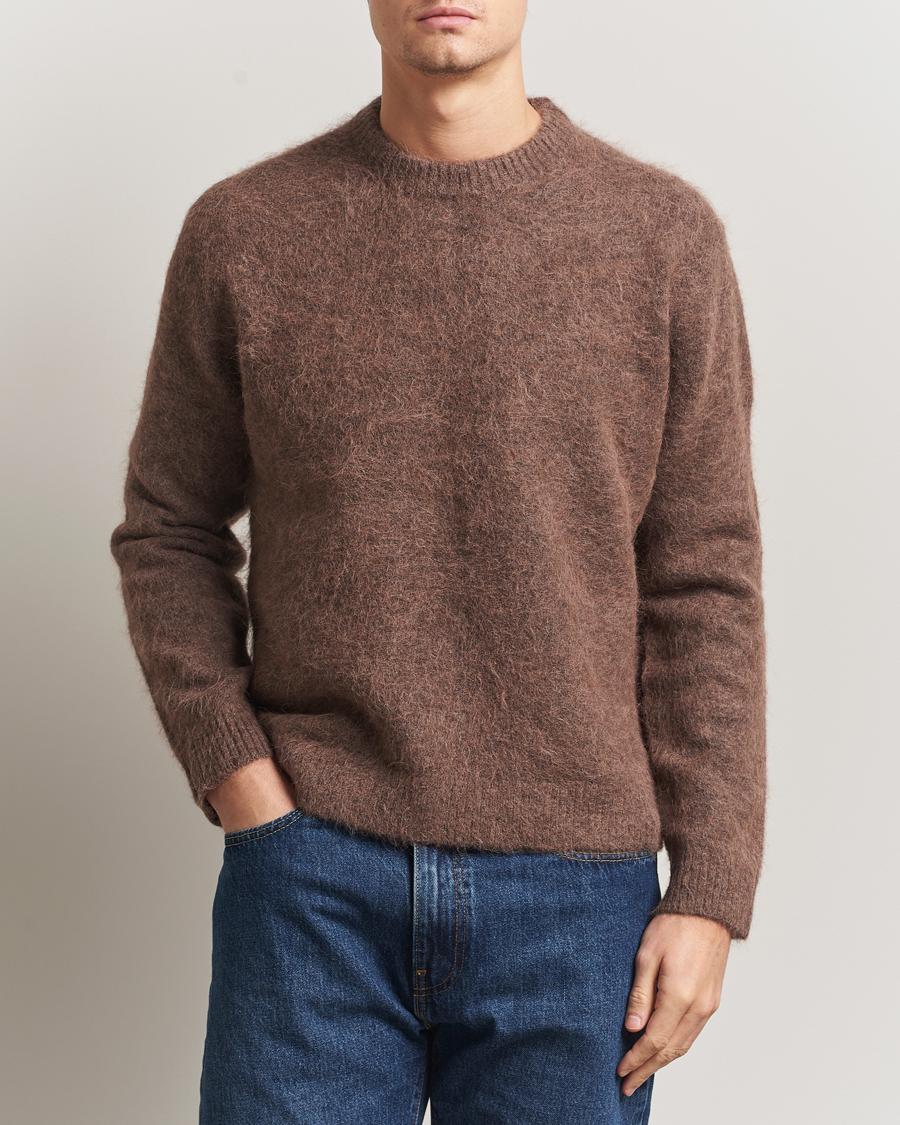Homme | Pulls Et Tricots | NN07 | Russell Alpaca Knitted Crew Neck Mable Husk