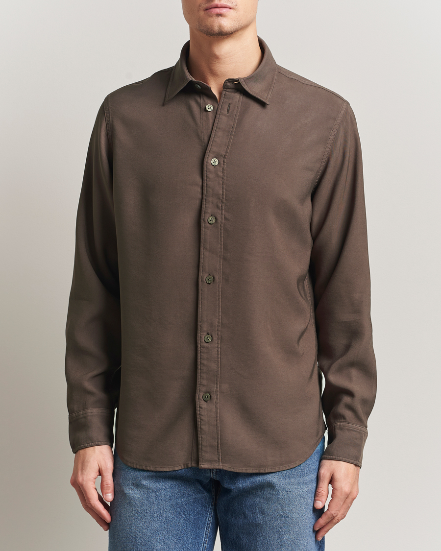Homme | Chemises | NN07 | Colby Viscose Shirt Mable Husk