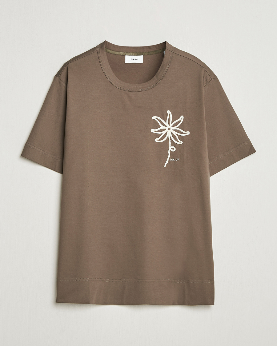 Homme | T-shirts | NN07 | Pedro Embroidered T-Shirt Mable Husk
