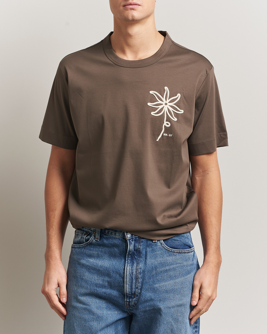 Homme | T-shirts | NN07 | Pedro Embroidered T-Shirt Mable Husk